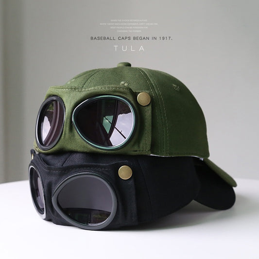 FREE SHIPPING!! Pilot hat trendy&nbsp; Korean Style of personalized glasses cap men's sunglasses&nbsp; &nbsp;