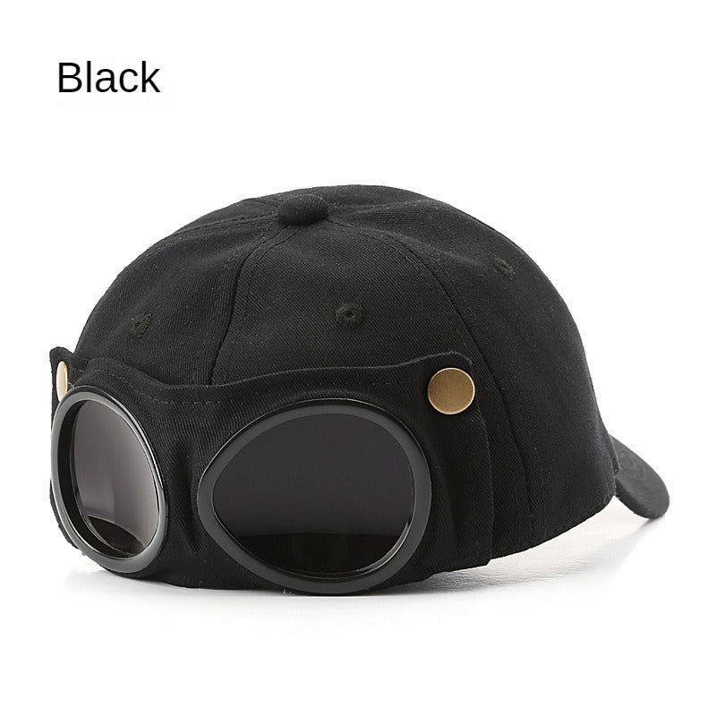 FREE SHIPPING!! Pilot hat trendy&nbsp; Korean Style of personalized glasses cap men's sunglasses&nbsp; &nbsp;