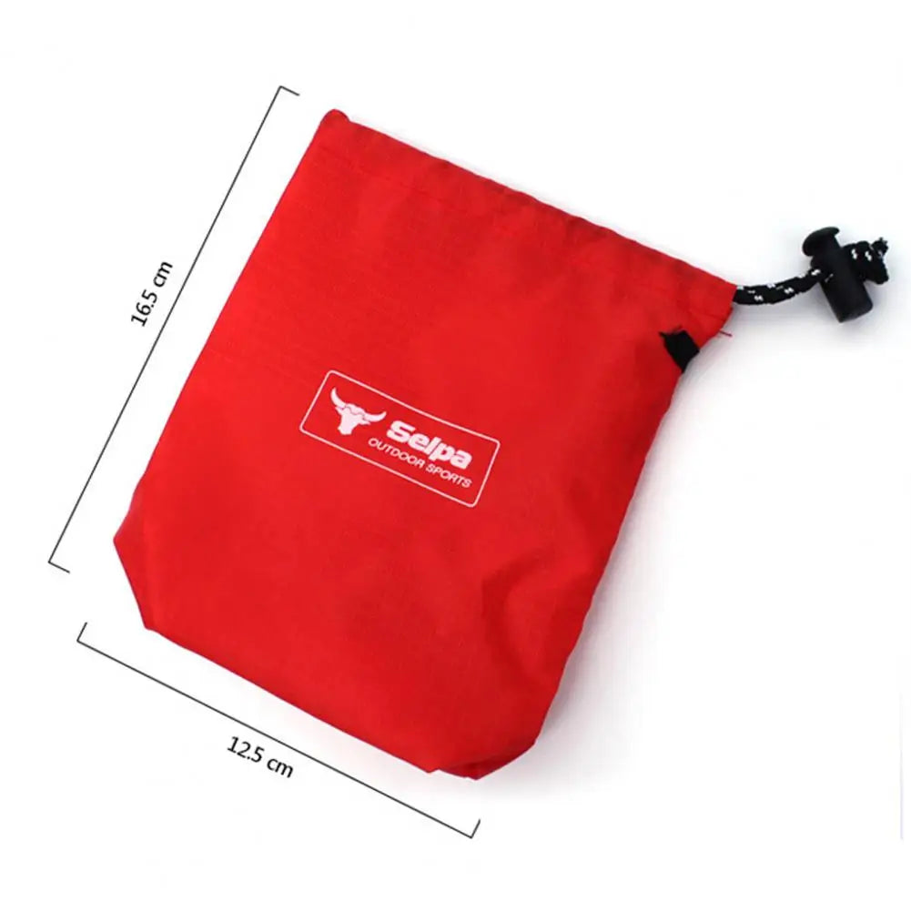 FREE SHIPPING!! Gear Storage Bag Drawstring Waterproof Mini Outdoor Camping Equipment Carabiner Wind Rope Sundries Organizer Pouch for Climbing