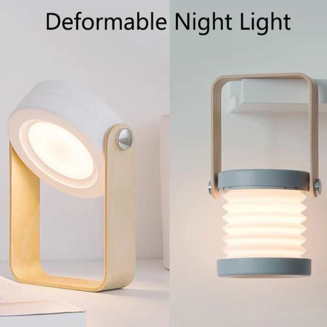 FREE SHIPPING!! Foldable Touch Dimmable Reading LED Night Light Portable Lantern Lamp USB Rechargeable For Home Decor