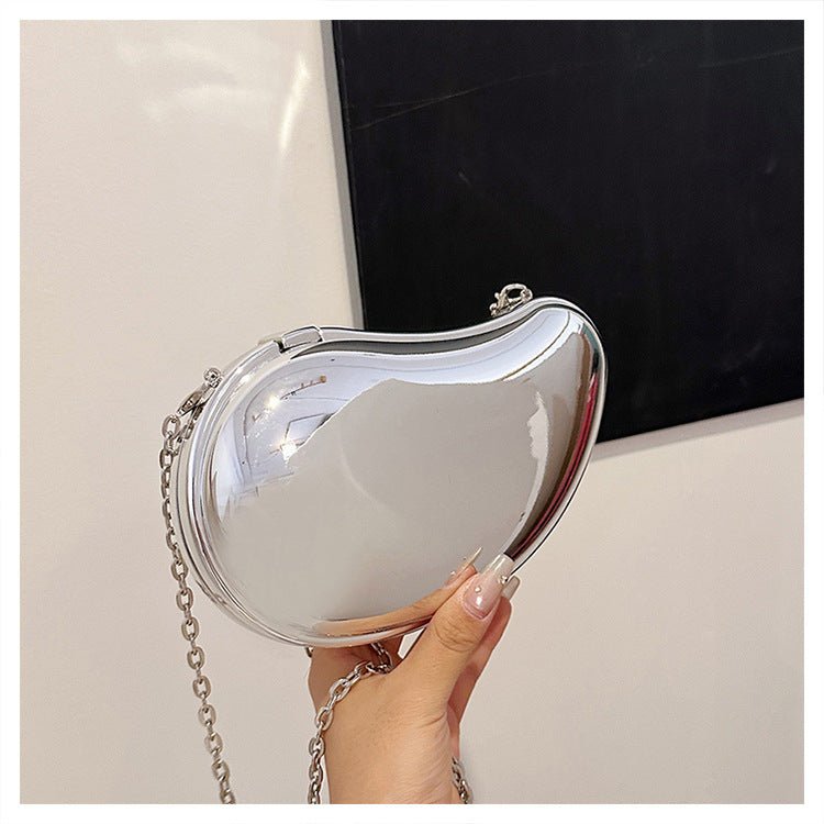 FREE SHIPPING!! 2024 new summer mango bag acrylic mirror electroplating cross - border fashion trend evening bag crossbody bag - Concept Accessories