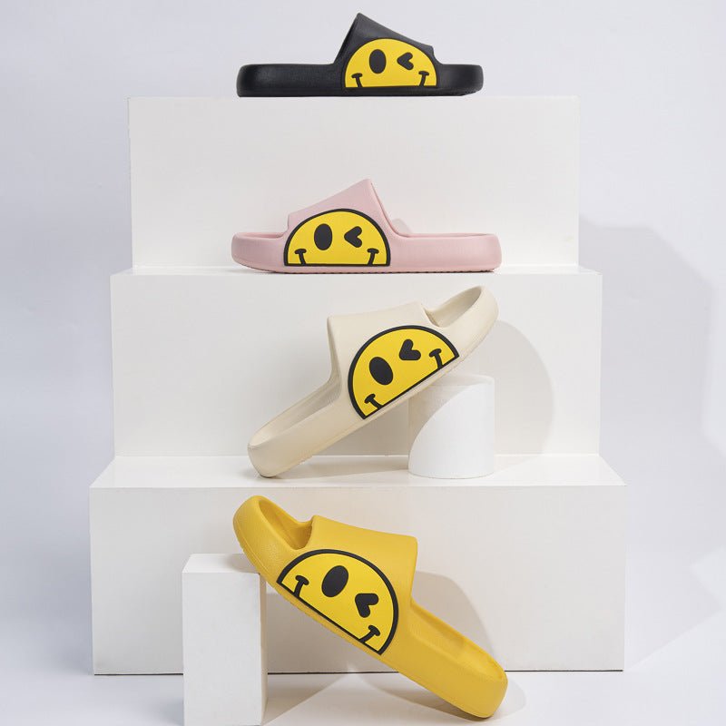 FREE SHIPPING!! Cartoon Smiley Face Sandals - Concept Accessories