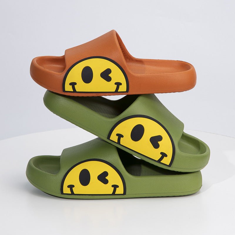 FREE SHIPPING!! Cartoon Smiley Face Sandals - Concept Accessories